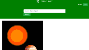 openclipart圖庫：Planet Comparison