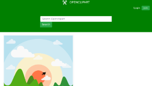 openclipart圖庫：Colorful Rural Landscape-資源代表圖