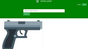 openclipart圖庫：Gun縮圖