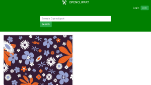 openclipart圖庫：Floral Pattern Background-資源代表圖