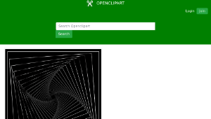 openclipart圖庫：Spiral Squares 2縮圖