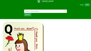 openclipart圖庫：Mothers day