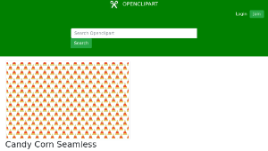 openclipart圖庫：Candy Corn Seamless Pattern 3縮圖