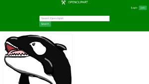 openclipart圖庫：Whale縮圖