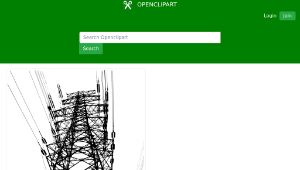 openclipart圖庫：Powerlines in the Beijing populated areas - fixed-資源代表圖