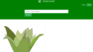 openclipart圖庫：bromelia-08縮圖