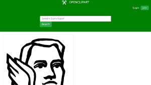 openclipart圖庫：Peace Dove (Tag der Menschenrechte)-資源代表圖