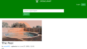 openclipart圖庫：The Pool-資源代表圖