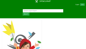 openclipart圖庫：Windy Day縮圖