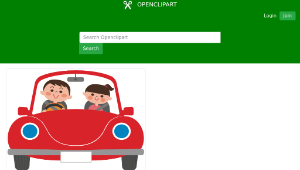 openclipart圖庫：Car Ride (#1)縮圖