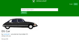 openclipart圖庫：DS Car-資源代表圖