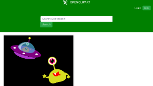 openclipart圖庫：Extraterrestrial-資源代表圖