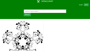 openclipart圖庫：Paisley Design 3縮圖