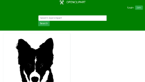 openclipart圖庫：Border Collie Puppy-資源代表圖