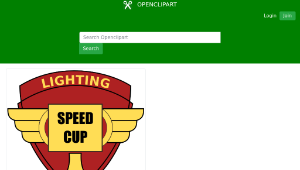 openclipart圖庫：speed cup-資源代表圖