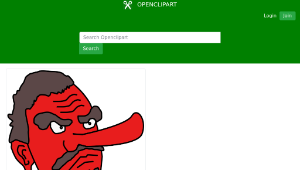 openclipart圖庫：Simple Tengu