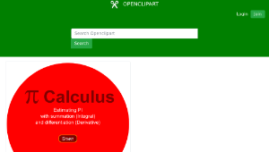 openclipart圖庫：PI Calculus-資源代表圖