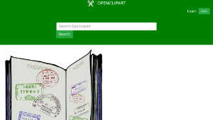 openclipart圖庫：Open Passport-資源代表圖