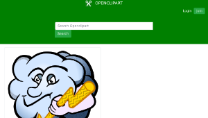 openclipart圖庫：thunderbolt - coloured縮圖