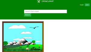 openclipart圖庫：Inkscape Landscape #3-資源代表圖