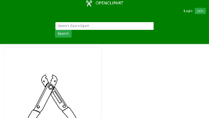openclipart圖庫：tool wire stripping drawing coloring-資源代表圖