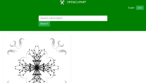 openclipart圖庫：Floral design縮圖