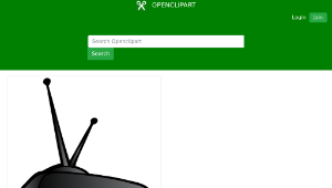 openclipart圖庫：Raseone TV 3縮圖