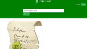 openclipart圖庫：Misc Teleportation Script Imbued-資源代表圖