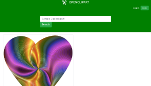 openclipart圖庫：Tumultuous Heart No Background縮圖