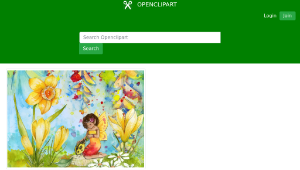openclipart圖庫：Fairy And Lady Bug縮圖
