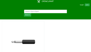 openclipart圖庫：Jack connector縮圖