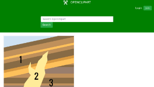 openclipart圖庫：Cross-Cutting w/numbers縮圖