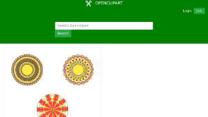 openclipart圖庫：Flower like patterns-資源代表圖