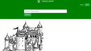 openclipart圖庫：Castle 11縮圖