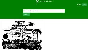 openclipart圖庫：the living jungle-資源代表圖