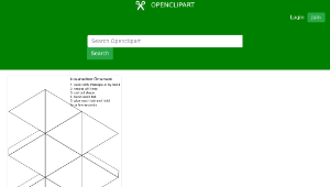 openclipart圖庫：blank icosahedron ornament-資源代表圖
