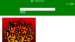 openclipart圖庫：Deplorable-資源代表圖