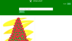 openclipart圖庫：Christmas tree縮圖