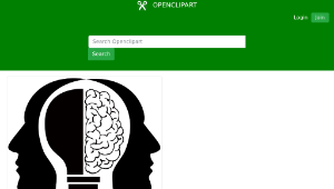 openclipart圖庫：Two Heads Are Better Than One Two