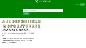 openclipart圖庫：Enhanced Alphabet 3縮圖