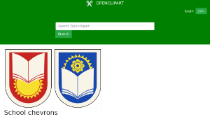 openclipart圖庫：School chevrons縮圖