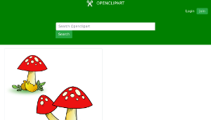 openclipart圖庫：Heavy Fungal Forest