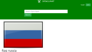 openclipart圖庫：flag russia