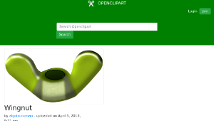 openclipart圖庫：Wingnut-資源代表圖
