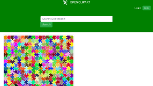 openclipart圖庫：Jigsaw pattern-資源代表圖