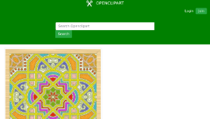 openclipart圖庫：Stained Glass Window 2-資源代表圖