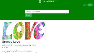 openclipart圖庫：Groovy Love縮圖