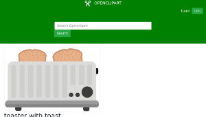 openclipart圖庫：toaster with toast-資源代表圖