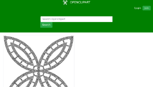 openclipart圖庫：Celtic Knot Butterfly-資源代表圖