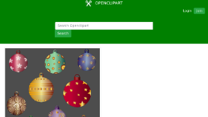 openclipart圖庫：HOLIDAY GIFT-- BALLS-資源代表圖